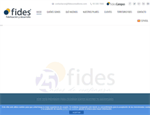 Tablet Screenshot of fidesconsultores.com